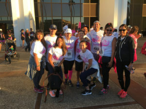 2016 Susan G Komen - group shot before run