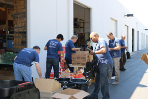 Pediatric Cancer Research Foundation - group working outside