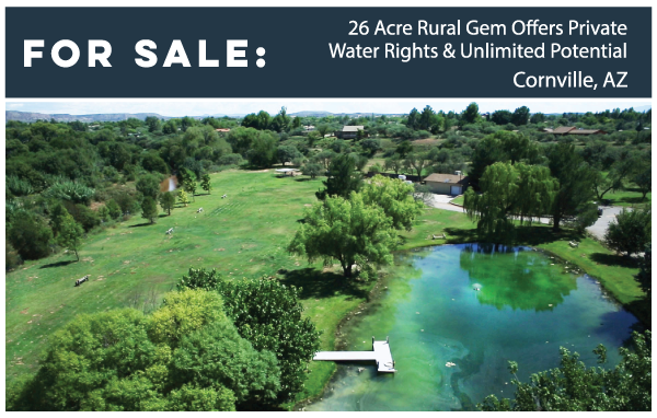 For Sale - 26 Acre Rural Gem with Water Rights