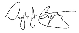 Douglas J. Bystry Signature