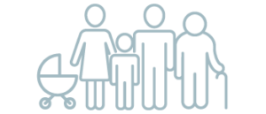 Latino, Native American, African American Families Impact Icon - 2019