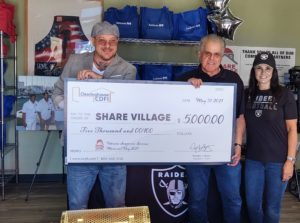 CCDFI Donates $5k to Share Village of Las Vegas