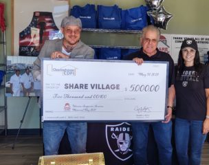 CCDFI Donates $5k to Share Village of Las Vegas