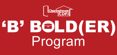 'B' Bold Landing Page logo