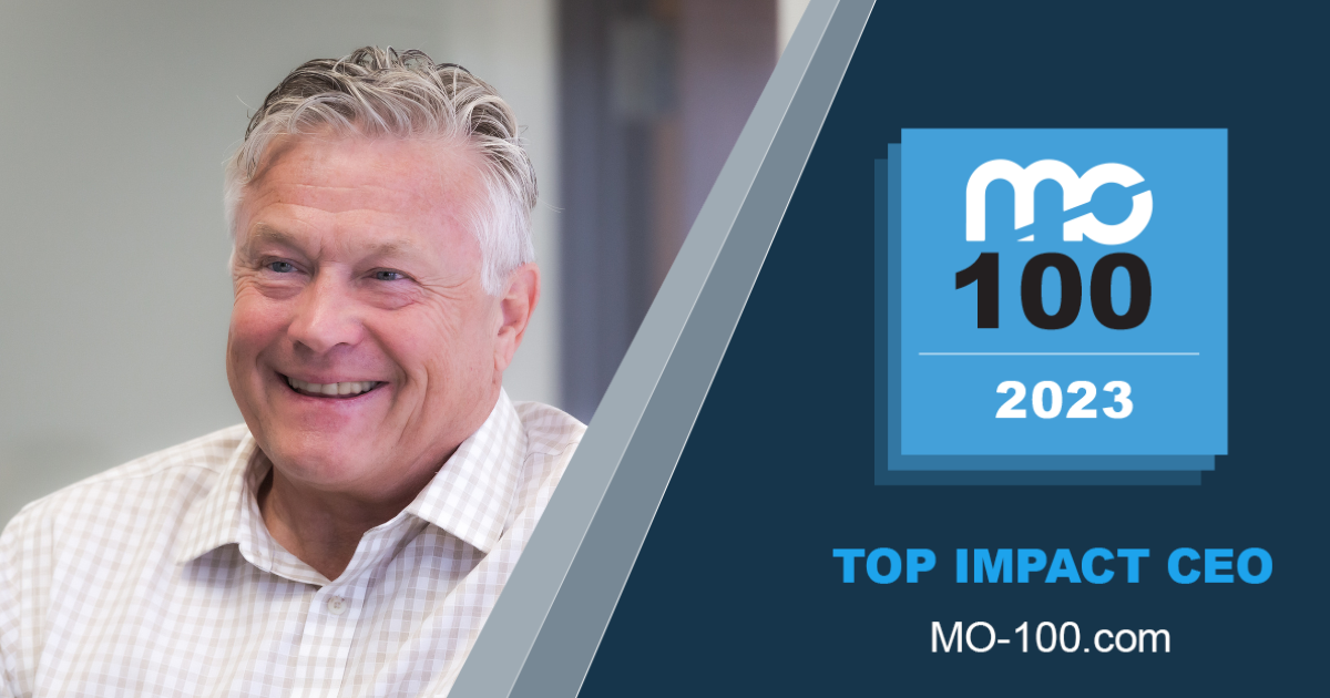 Douglas Bystry: 2023 MO Top 100 Impact CEO - Announcement Banner