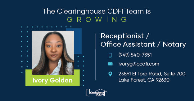 Meet Ivory Golden, CCDFI Receptionist / Office Assistant / Notary