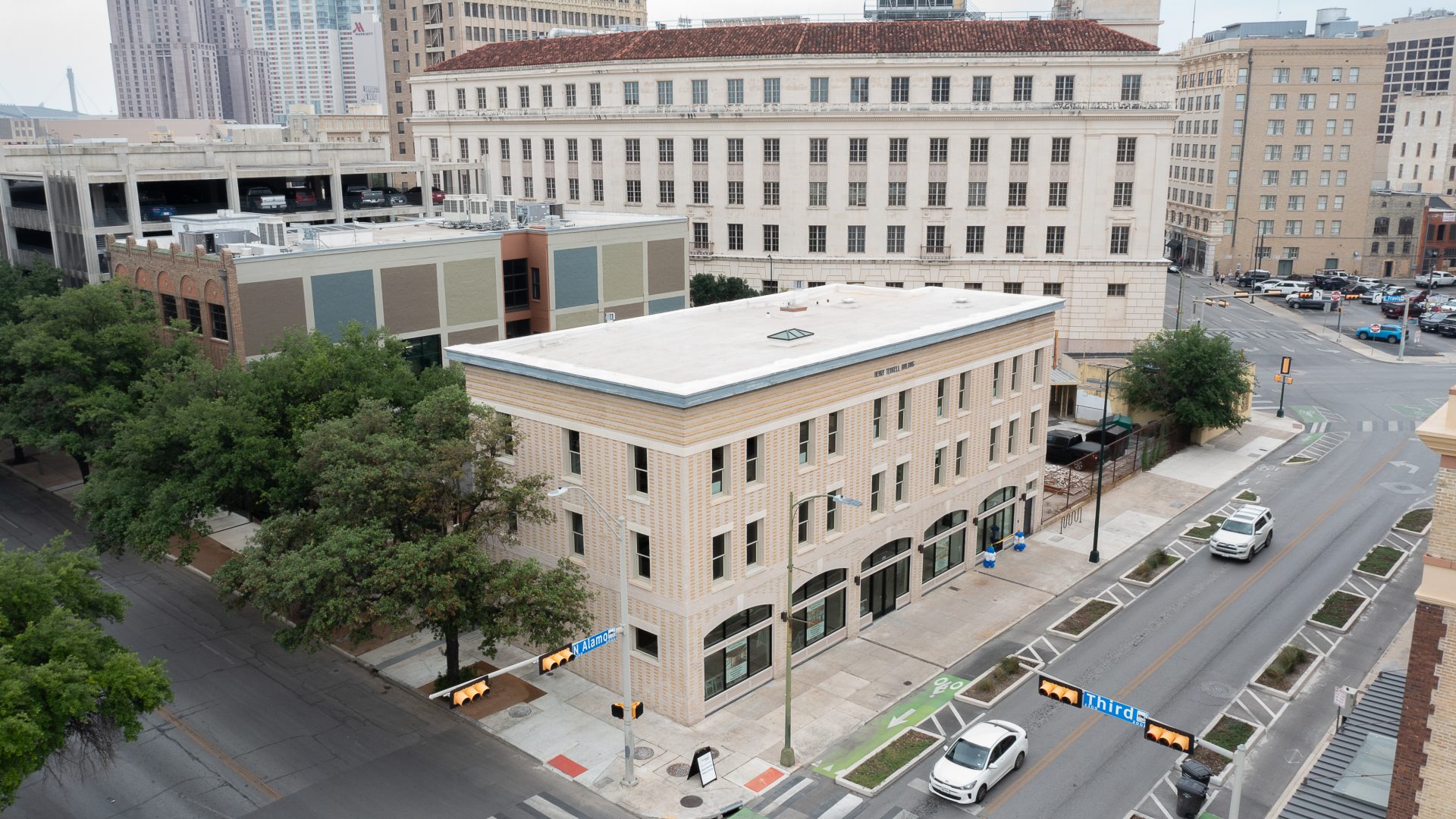 Historic Henry Terrell Building redevelopment financed by Clearinghouse CDFI in downtown San Antonio, Texas Opportunity Zone