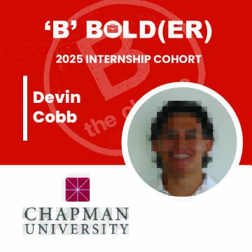 Meet Devin Cobb, 2025 ‘B’ BOLD(ER) Intern