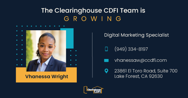 Digital Marketing Specialist Vhanessa Wright joins Clearinghouse CDFI