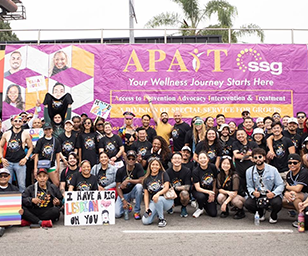 APAIT staff and community members at a wellness event in Los Angeles.
