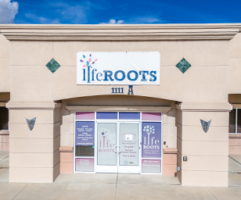 Front entrance of LifeROOTS, Inc. facility in Albuquerque, New Mexico
