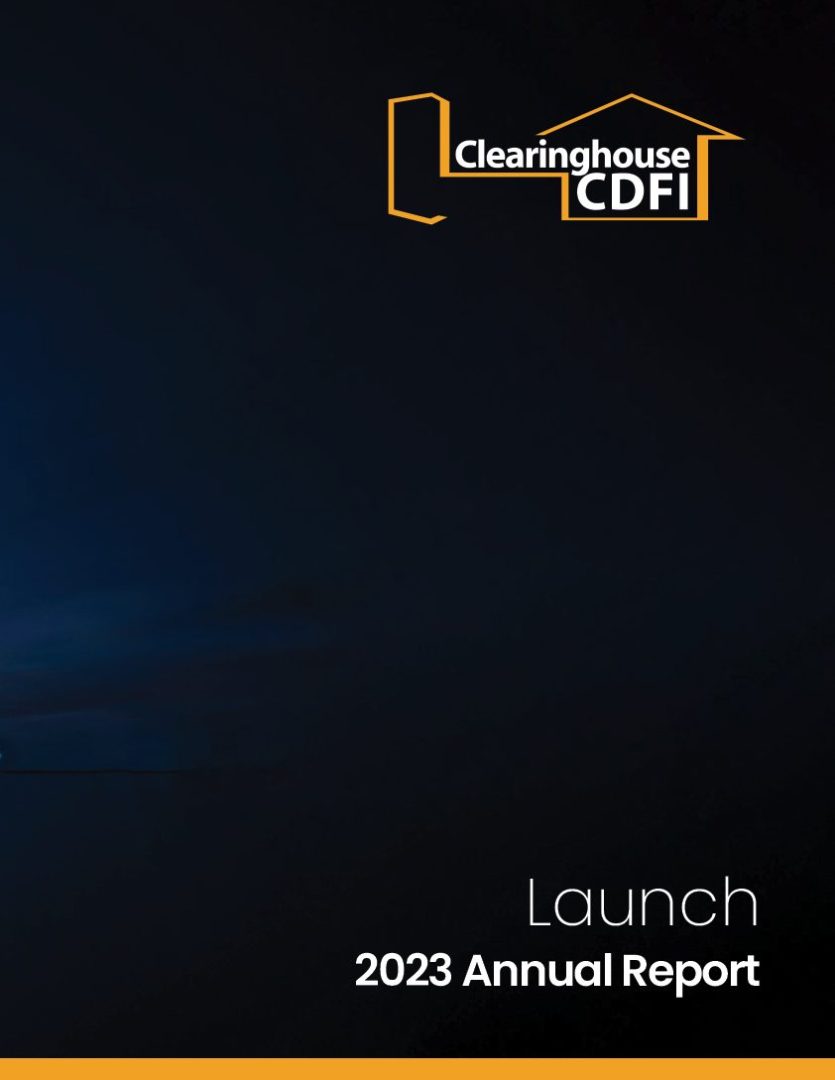 Cover of Clearinghouse CDFI's 2023 Annual Report