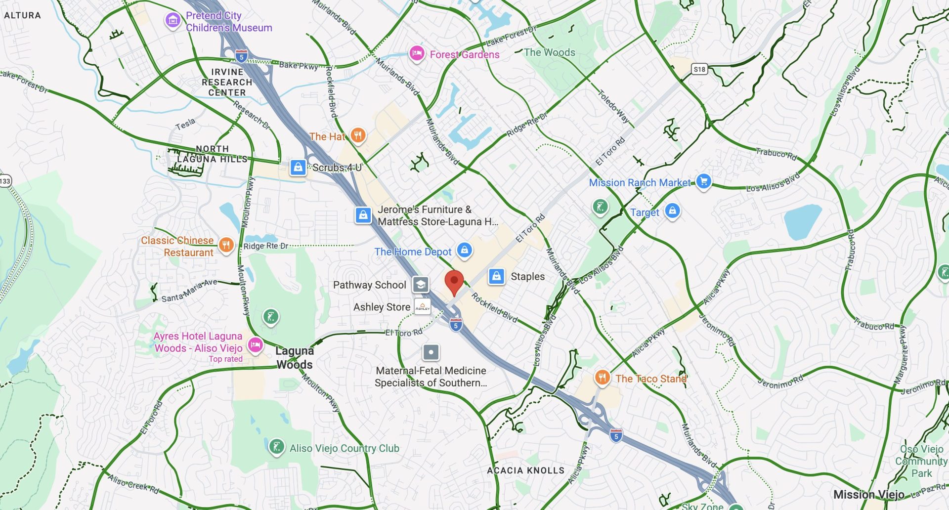 Lake Forest Map